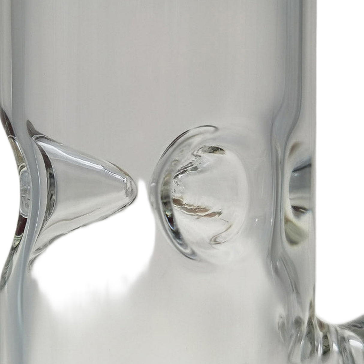 Thick Ass Glass 12" Straight Tube Bong 44x4MM with 18/14MM Downstem