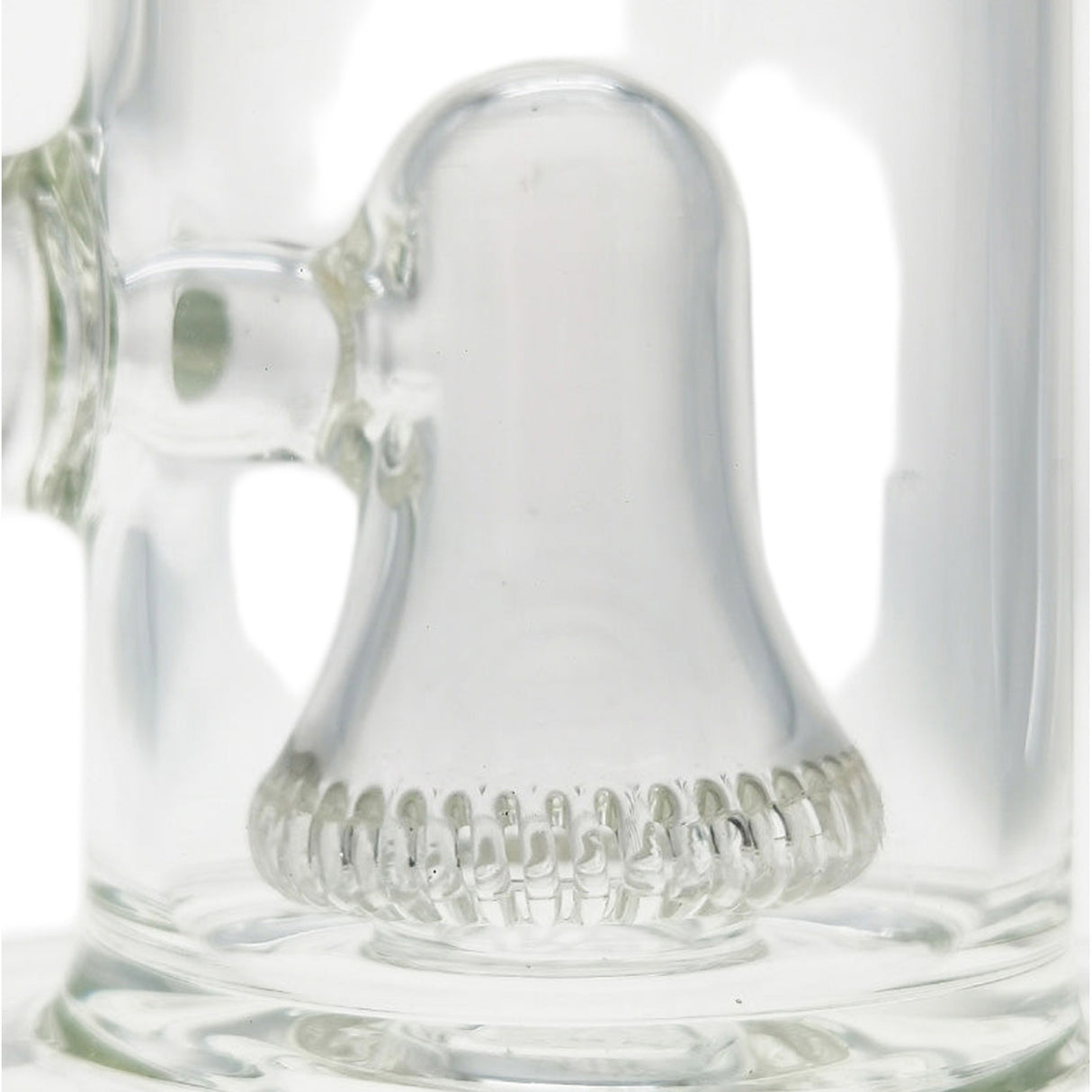 Thick Ass Glass 12" UFO Perc Bong 65x5MM with Super Slit Bellow - 18MM Female