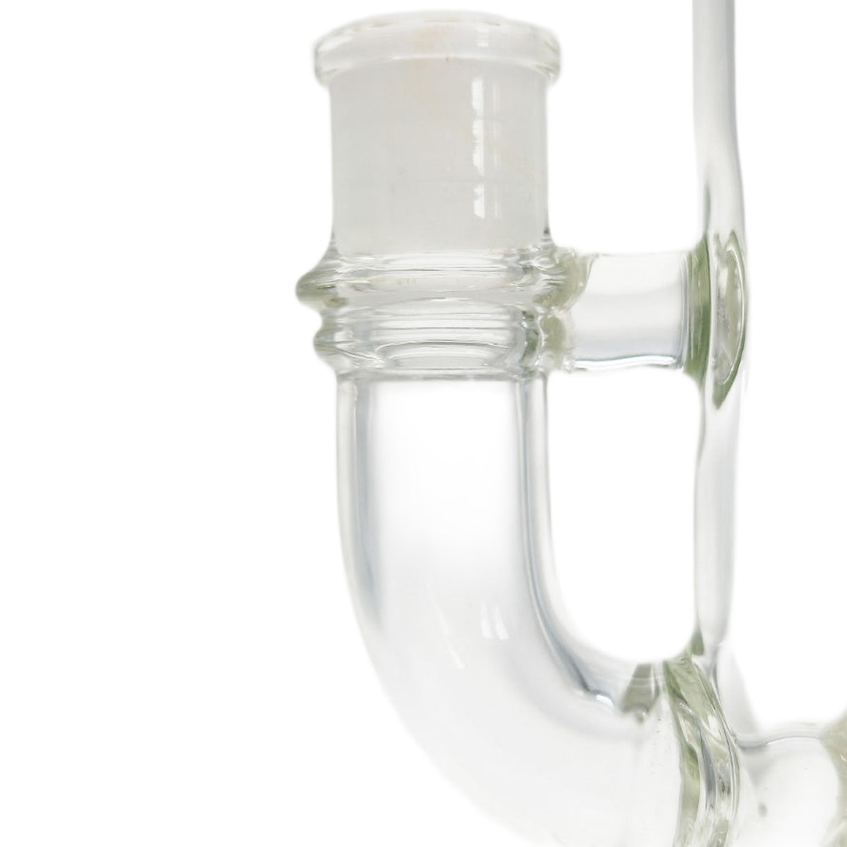 Thick Ass Glass 12" UFO Perc Bong 65x5MM with Super Slit Bellow - 18MM Female