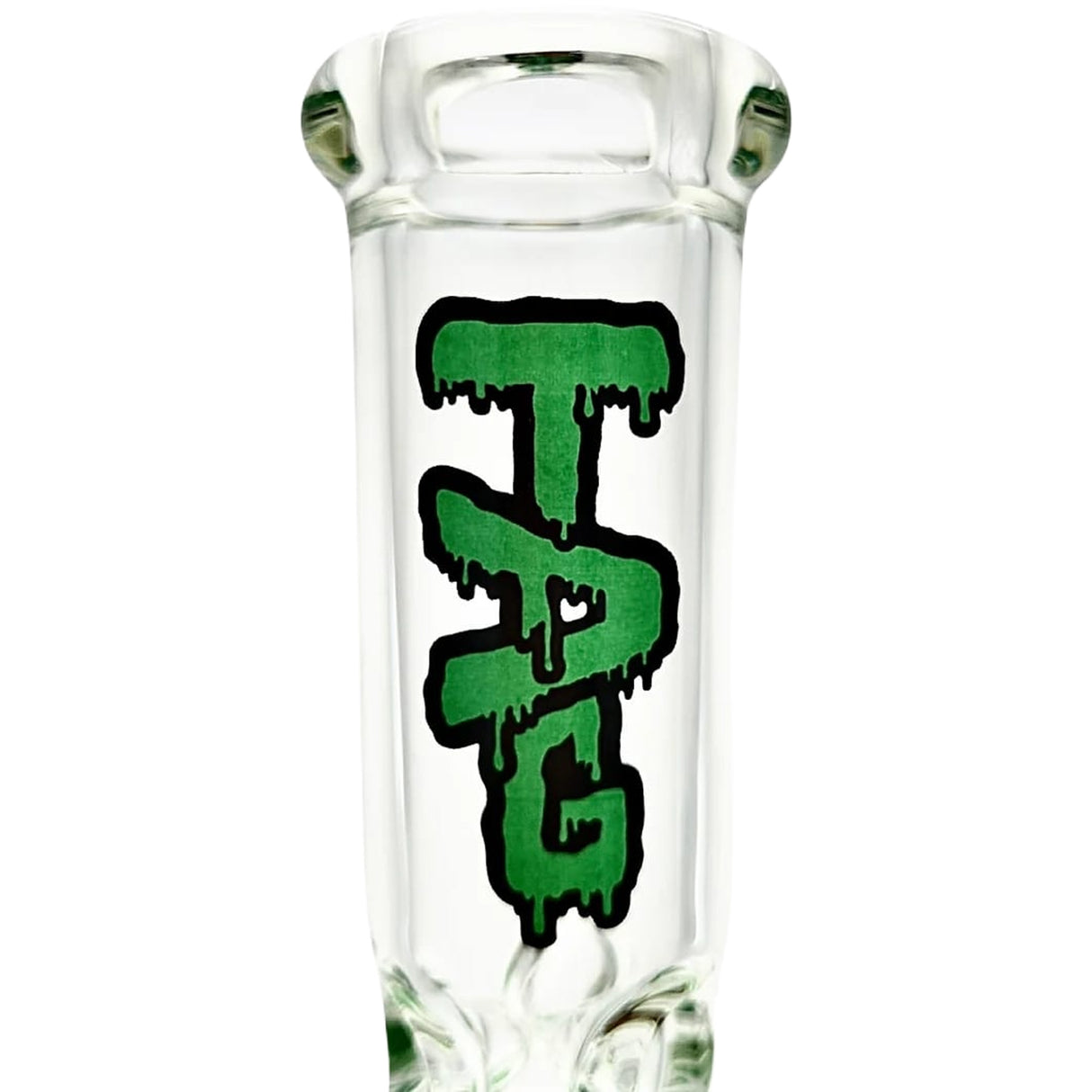 Thick Ass Glass 16" Glass Double Honeycomb Bong w/ Spinning Guard