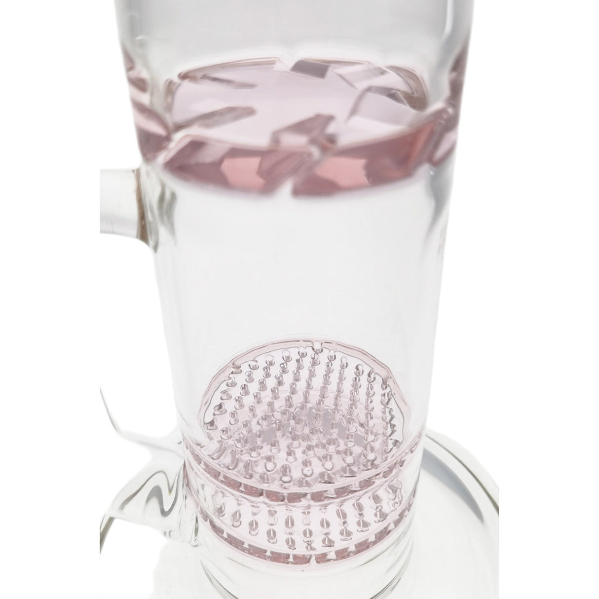 Thick Ass Glass 16" Glass Double Honeycomb Bong w/ Spinning Guard