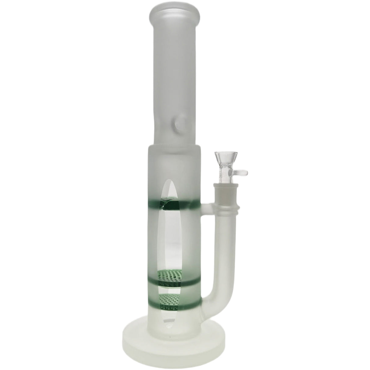 Thick Ass Glass 16" Glass Double Honeycomb Bong w/ Spinning Guard