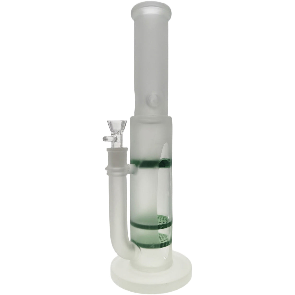 Thick Ass Glass 16" Glass Double Honeycomb Bong w/ Spinning Guard