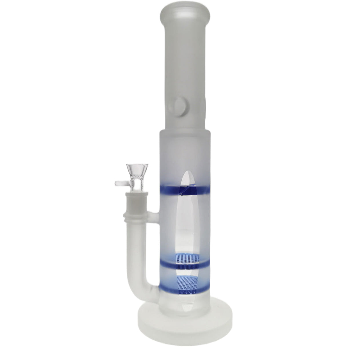 Thick Ass Glass 16" Glass Double Honeycomb Bong w/ Spinning Guard