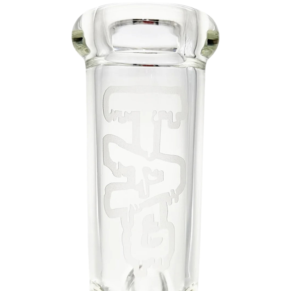 Thick Ass Glass 16" Glass Double Honeycomb Bong w/ Spinning Guard