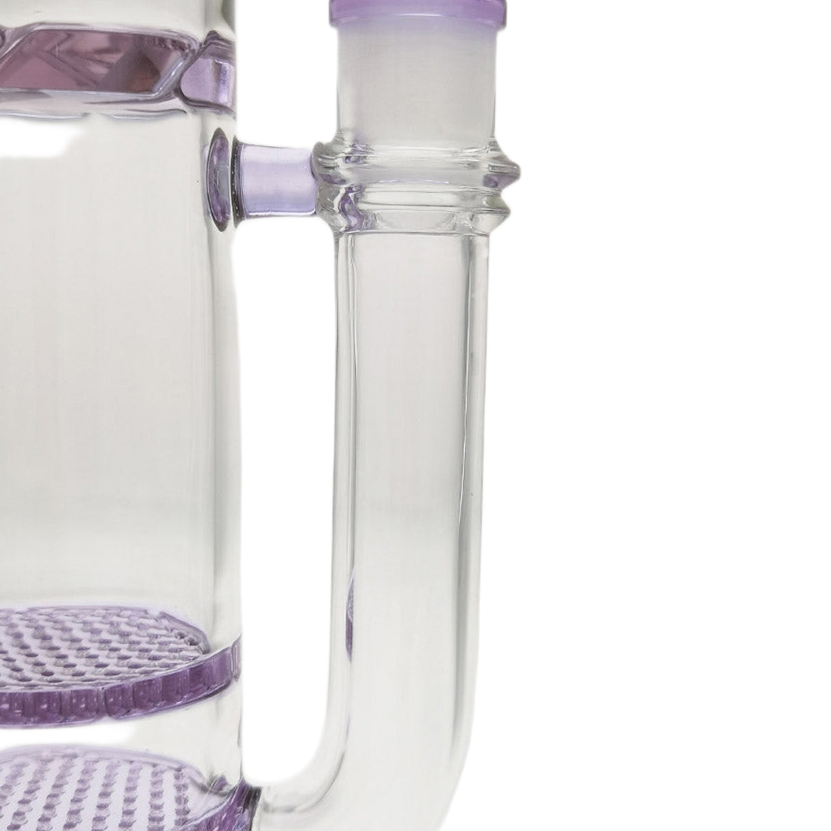 Thick Ass Glass 16" Glass Double Honeycomb Bong w/ Spinning Guard