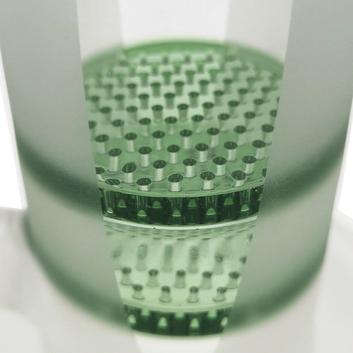 Thick Ass Glass 16" Glass Double Honeycomb Bong w/ Spinning Guard