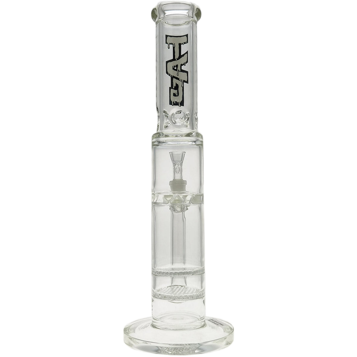 Thick Ass Glass 16" Glass Double Honeycomb Bong w/ Spinning Guard