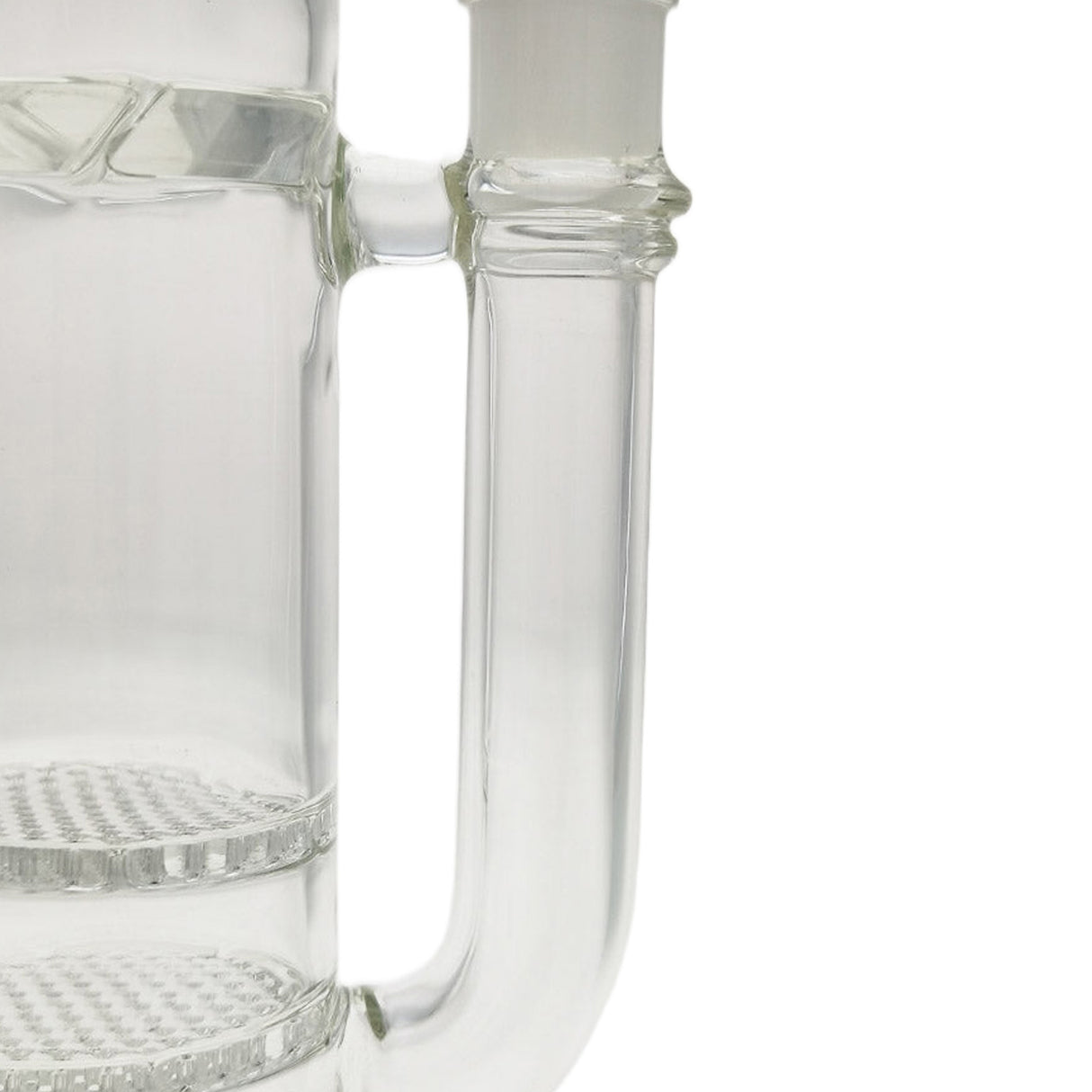 Thick Ass Glass 16" Glass Double Honeycomb Bong w/ Spinning Guard