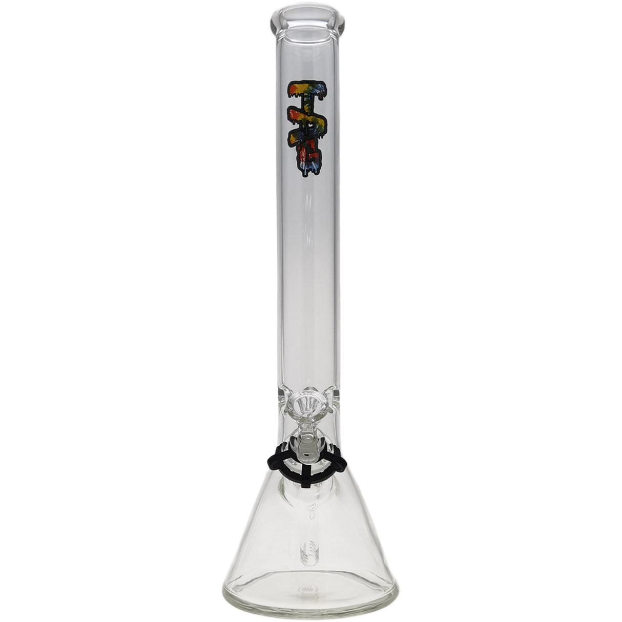 Thick Ass Glass 18" Tie Dye Beaker Bong 5mm Borosilicate w/ Downstem
