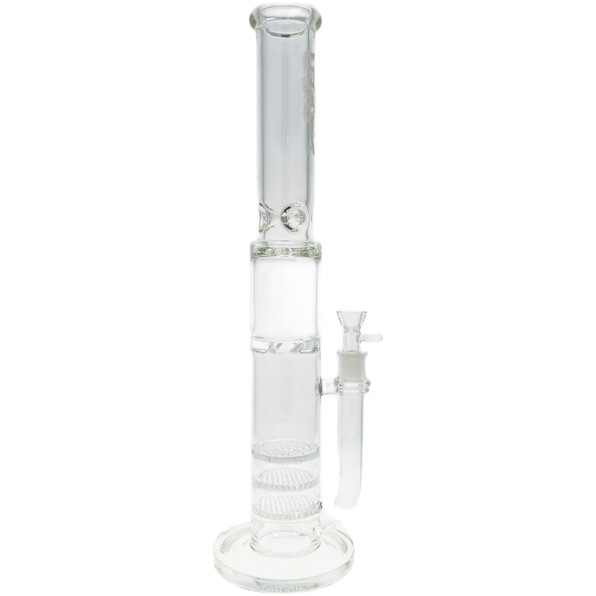 Thick Ass Glass 20" Triple Honeycomb Glass Bong w/ Spinning Guard