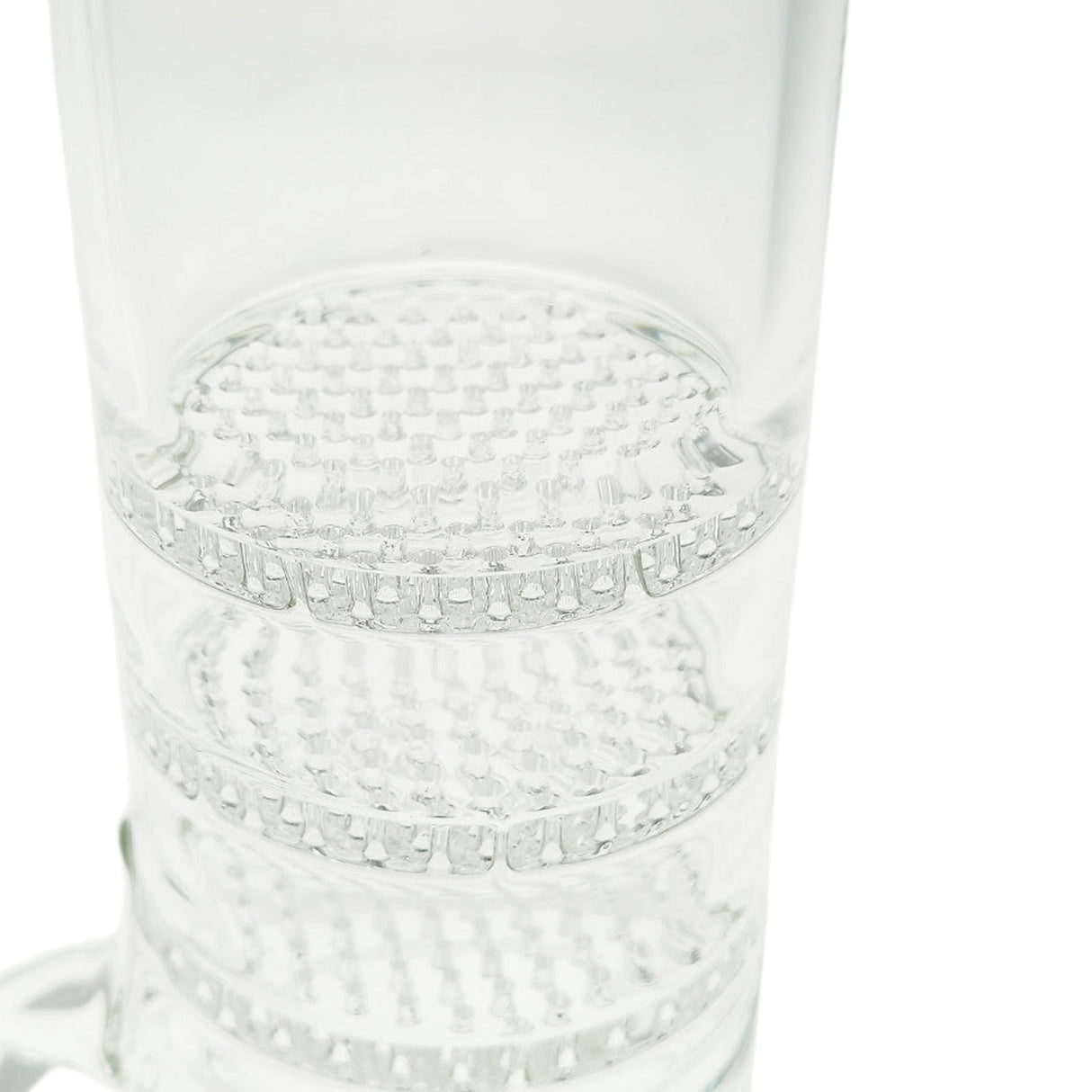 Thick Ass Glass 20" Triple Honeycomb Glass Bong w/ Spinning Guard