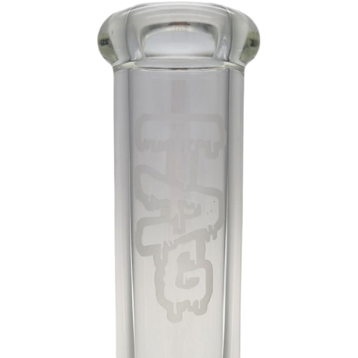 Thick Ass Glass 21" Beaker with Slit Pyramid & Showerhead Percolator - 50x7MM