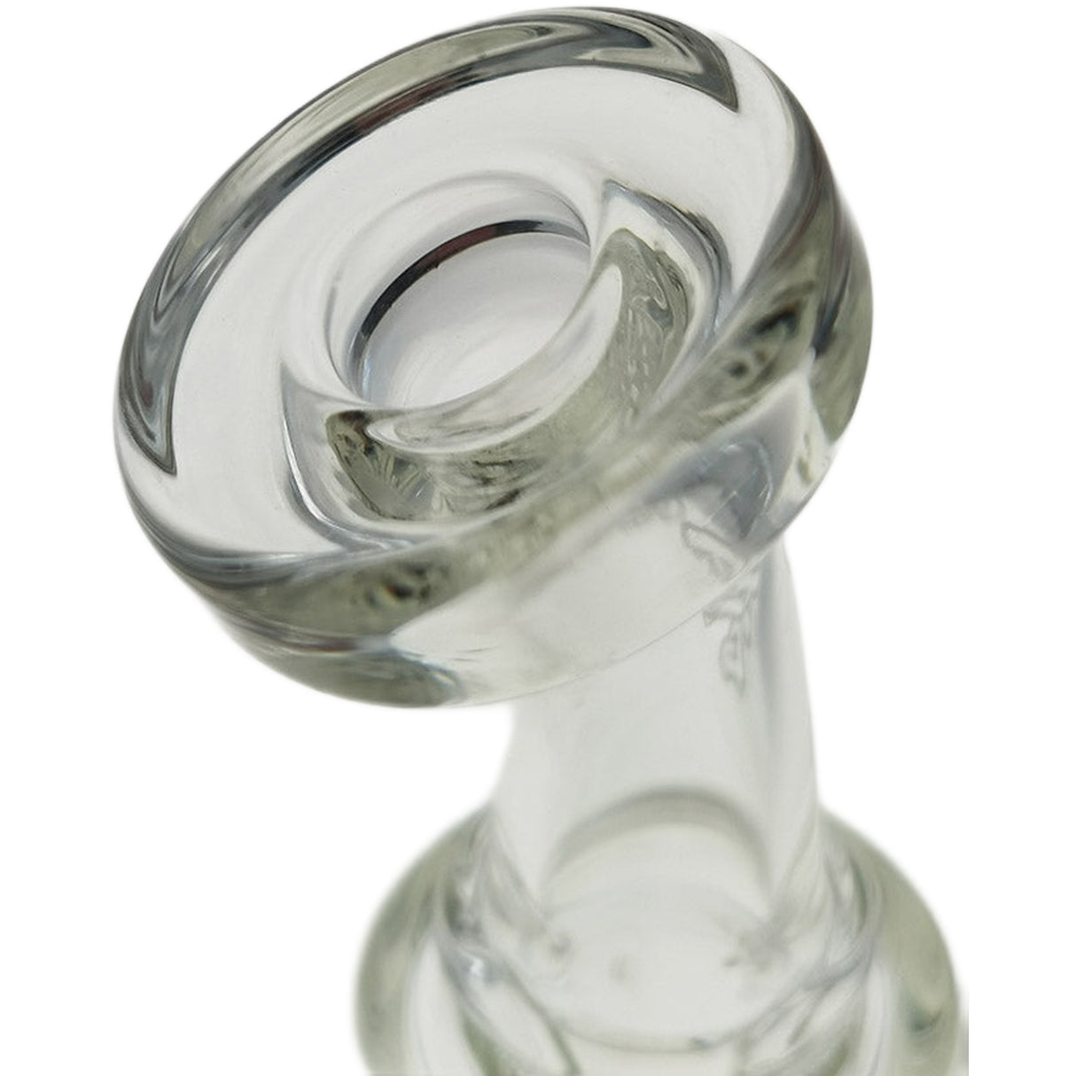 Thick Ass Glass 7" Mini Klein Bong - Hammer Head Perc, 10mm Female, 4mm Thick