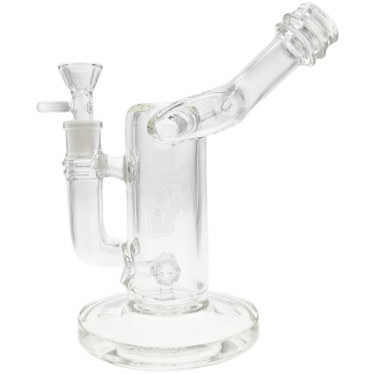 Thick Ass Glass 8" HammerHead Perc Dab Rig 50x7MM - 14MM Female