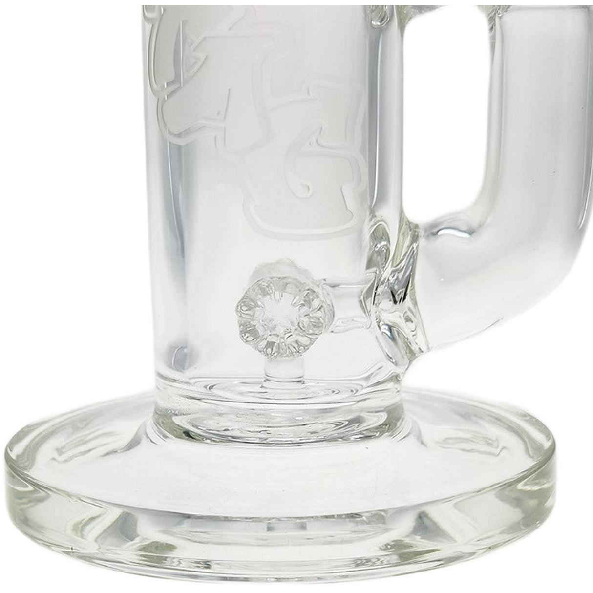 Thick Ass Glass 8" HammerHead Perc Dab Rig 50x7MM - 14MM Female