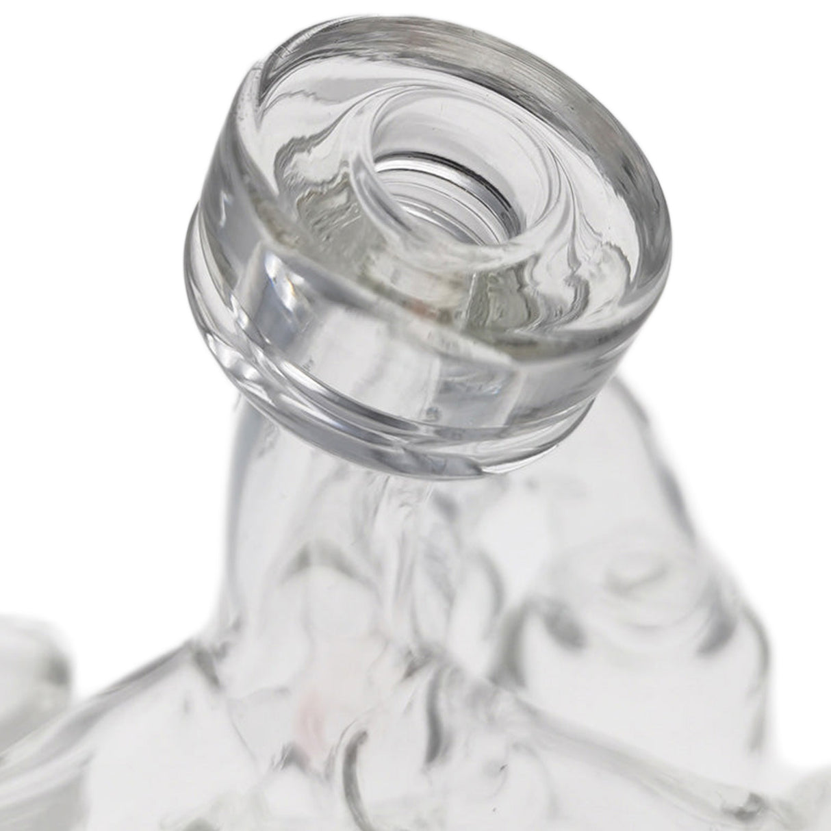 Thick Ass Glass 8" Inline Sextuple Recycler Dab Rig - 14MM Female Joint