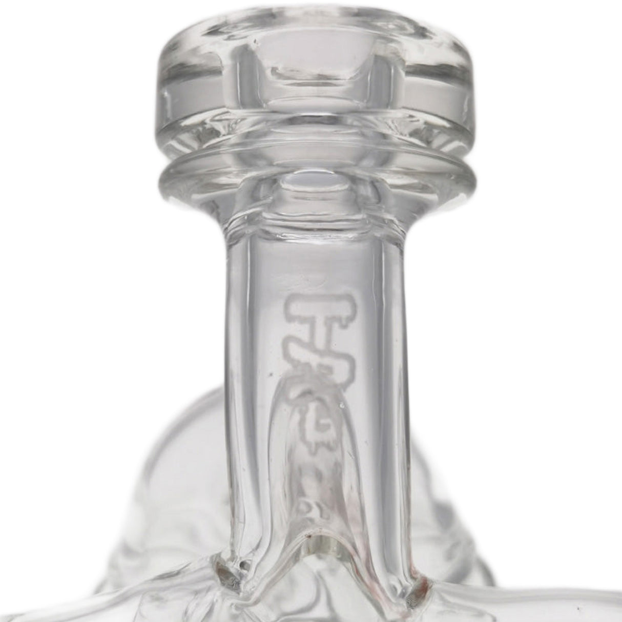 Thick Ass Glass 8" Inline Sextuple Recycler Dab Rig - 14MM Female Joint