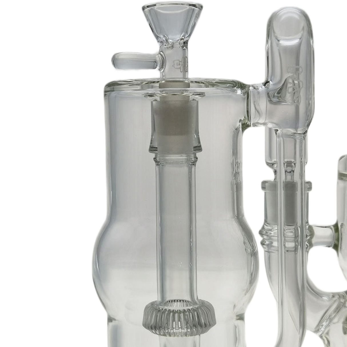 Thick Ass Glass 8.5" UFO Super Slit Ash Catcher 14MM M/F Adapter