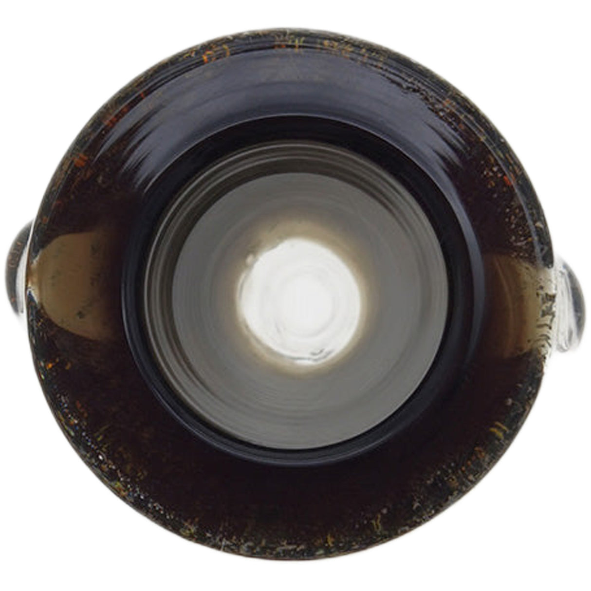 Thick Ass Glass Artistic 14MM Male Single Hole Slide with Multi-Marble Grip