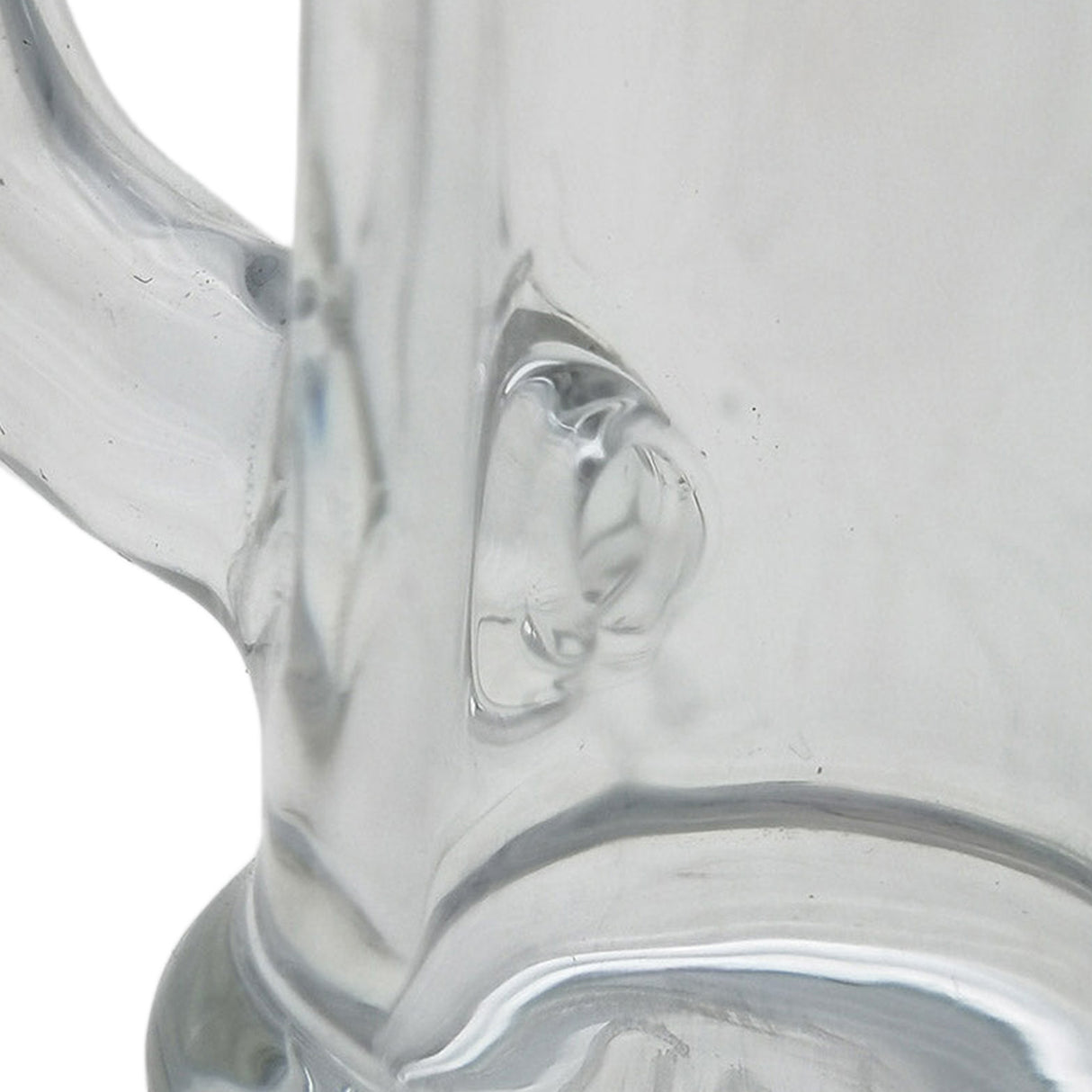 Thick Ass Glass Compact 3.25" Pocket Rig with Natural Diffusion - 25x4MM, 10MM Male Joint