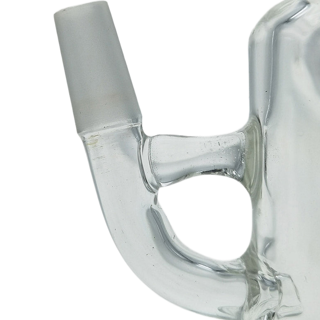 Thick Ass Glass Compact 3.25" Pocket Rig with Natural Diffusion - 25x4MM, 10MM Male Joint