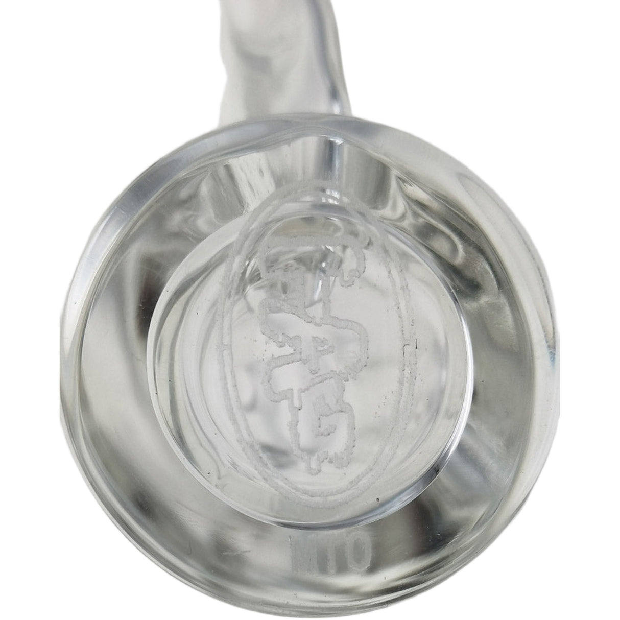 Thick Ass Glass Compact 3.25" Pocket Rig with Natural Diffusion - 25x4MM, 10MM Male Joint