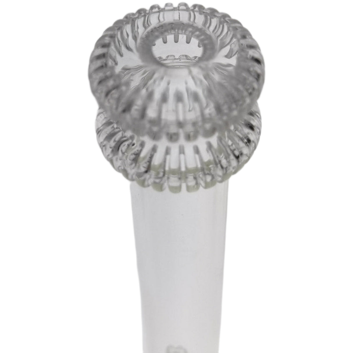 Thick Ass Glass Double UFO Perc Downstem 28/18MM - Premium Quartz