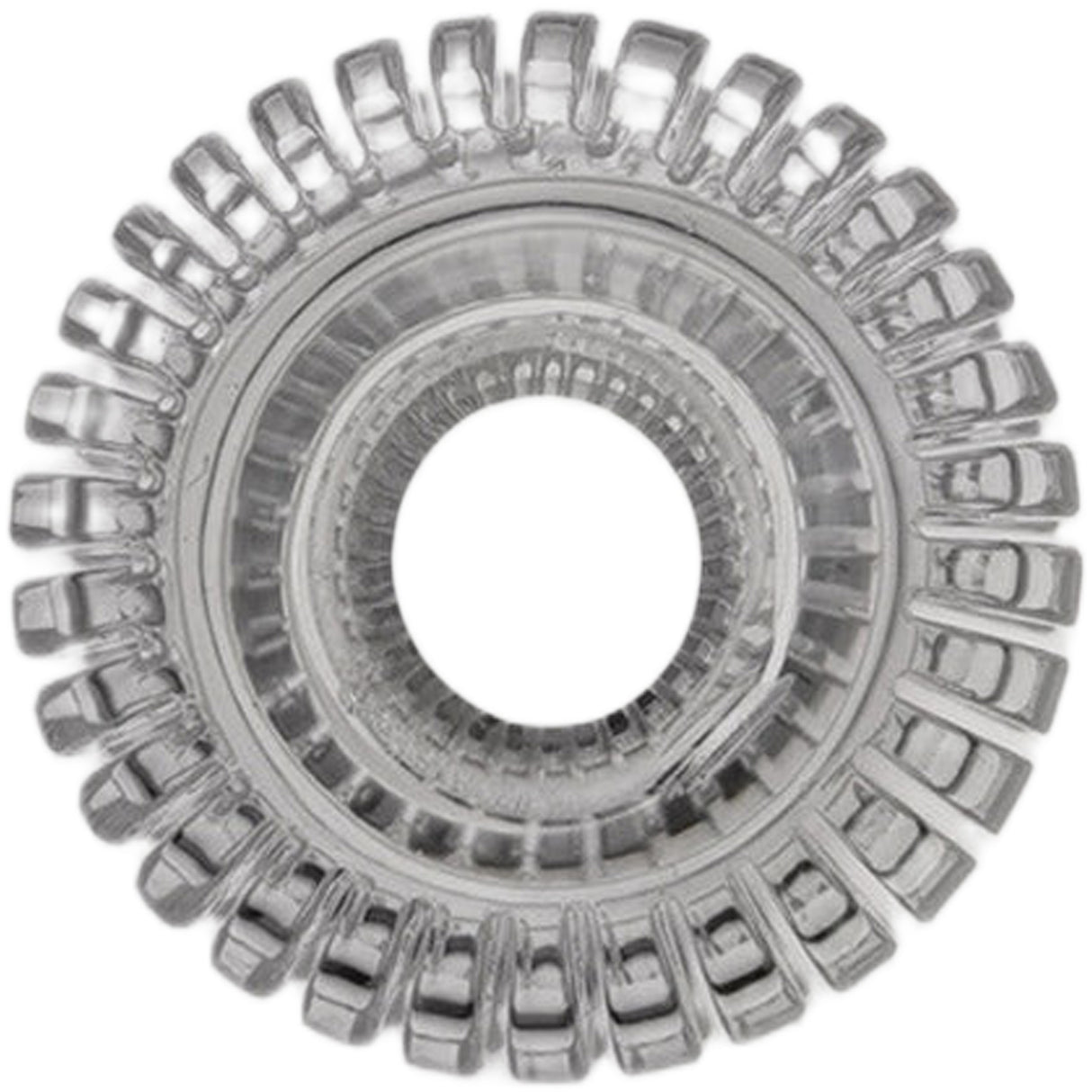 Thick Ass Glass Double UFO Perc Downstem 28/18MM - Premium Quartz