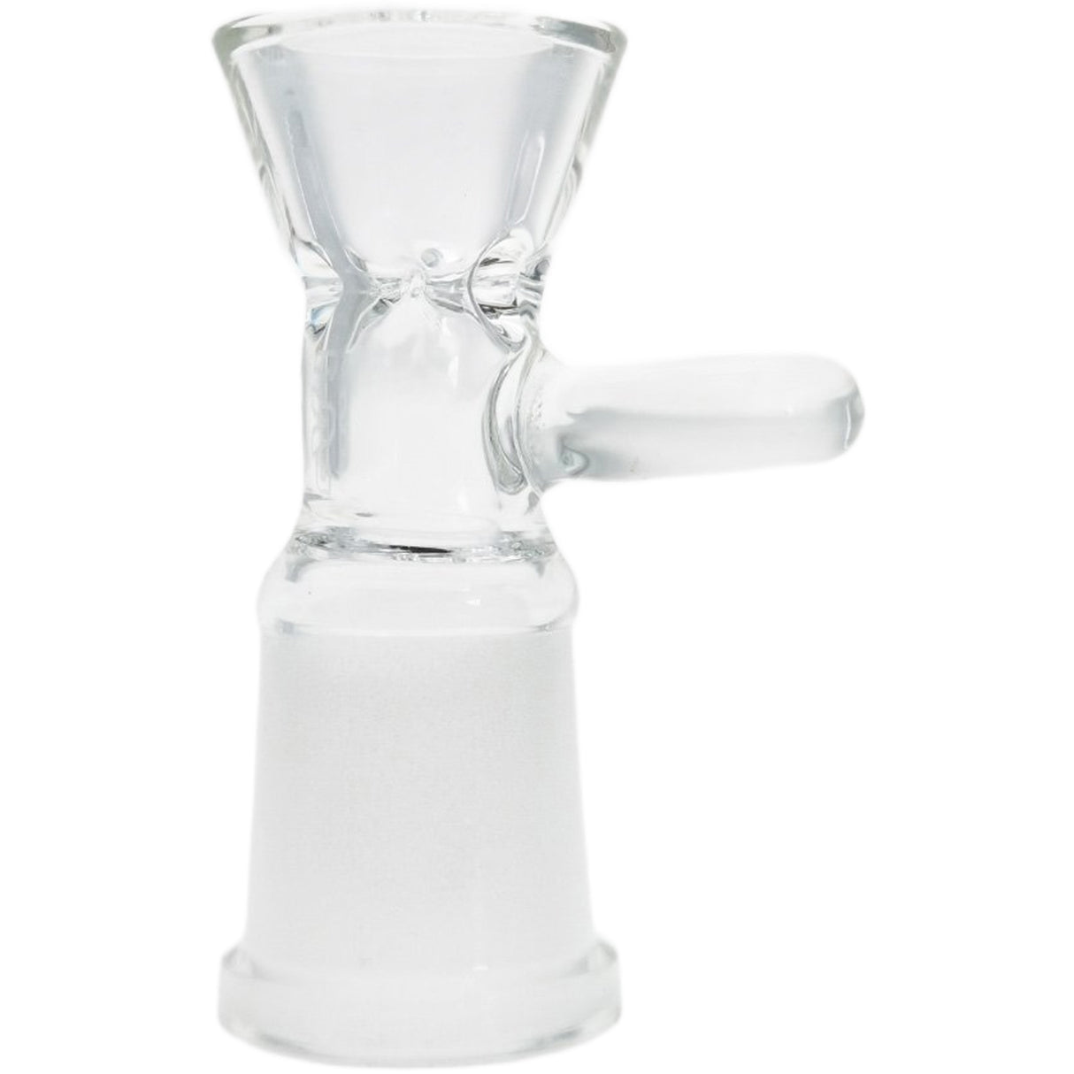 Thick Ass Glass Easy-Clean Female Bong Slide with Screen & Handle 14-19mm