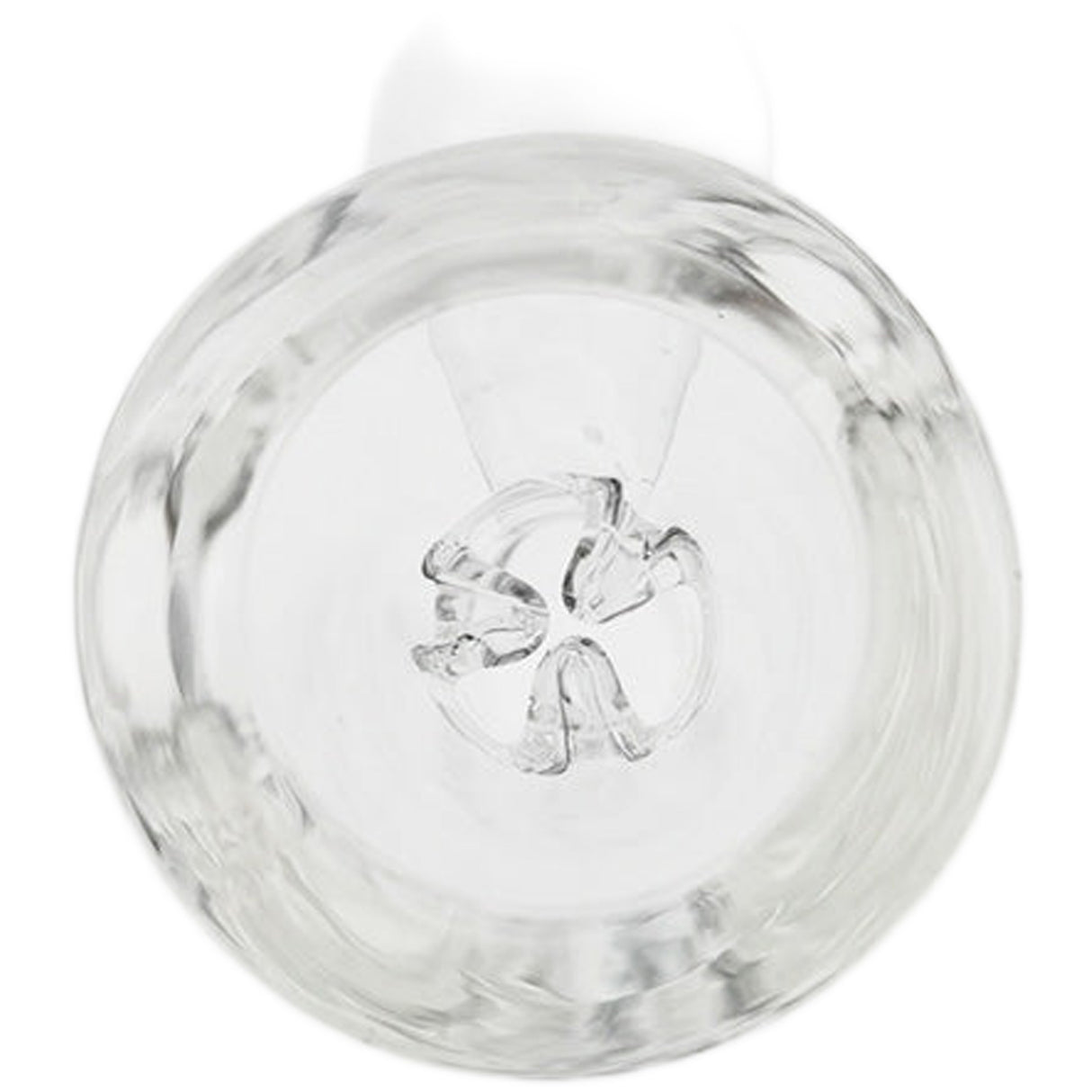 Thick Ass Glass Easy-Clean Female Bong Slide with Screen & Handle 14-19mm