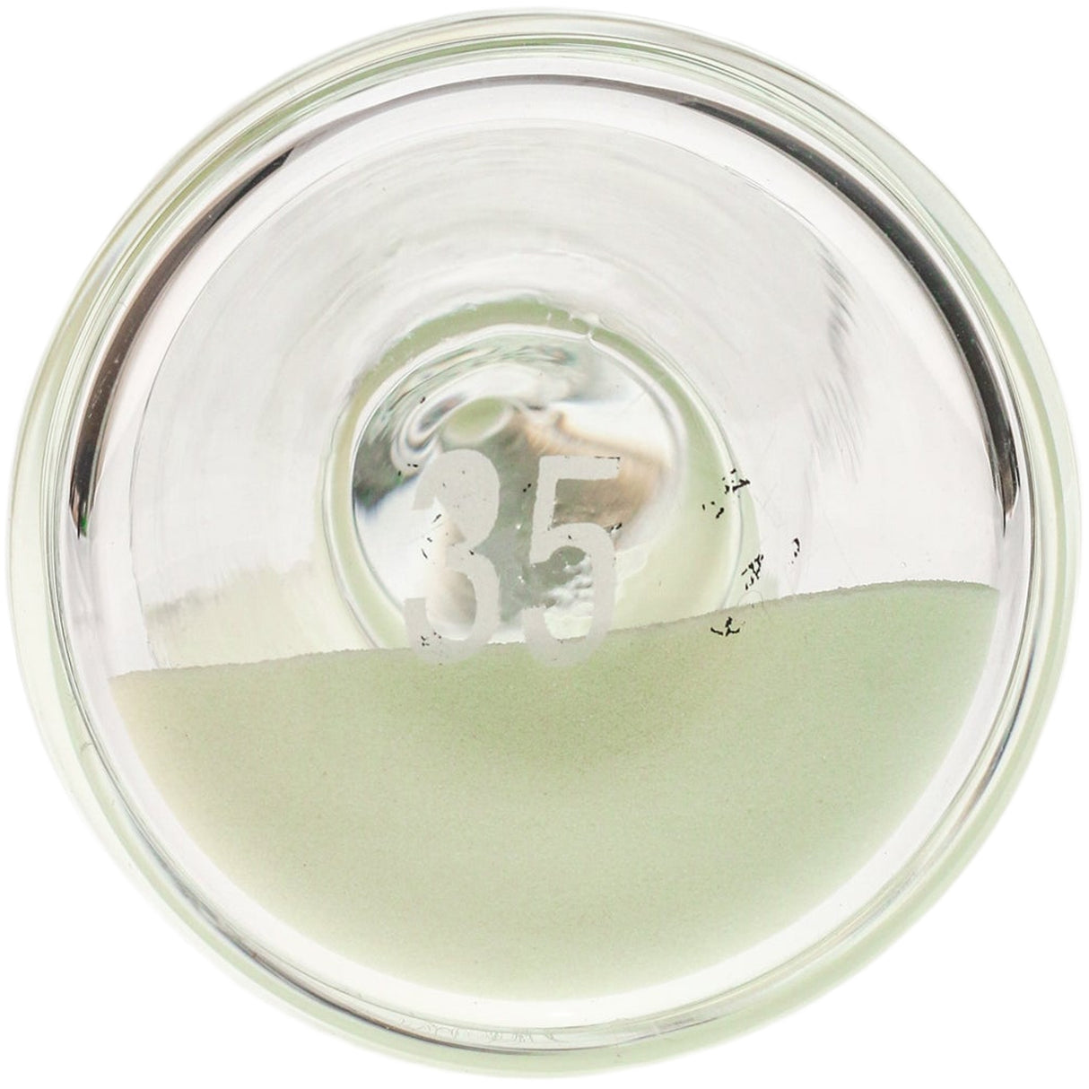 Thick Ass Glass Glow Sand 3.5" Hourglass - Enchanting Dab Timer Accessory