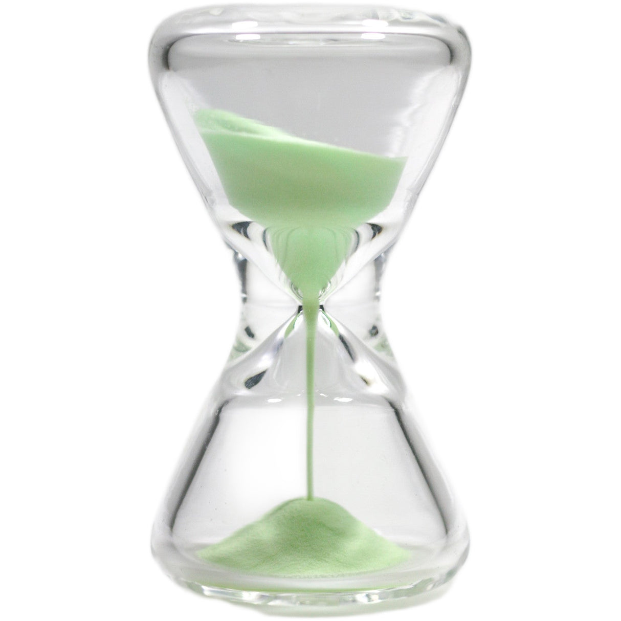 Thick Ass Glass Glow Sand 3.5" Hourglass - Enchanting Dab Timer Accessory