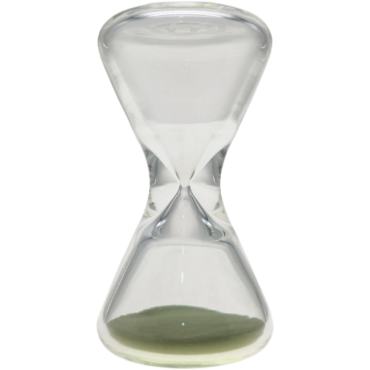 Thick Ass Glass Glow Sand 3.5" Hourglass - Enchanting Dab Timer Accessory