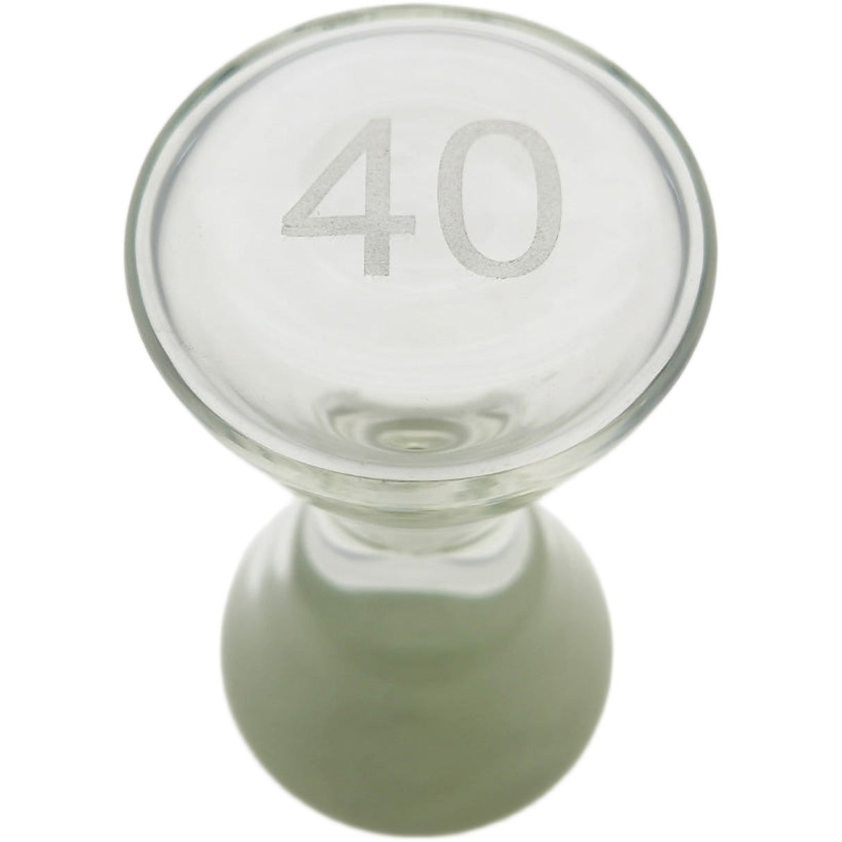 Thick Ass Glass Glow Sand 3.5" Hourglass - Enchanting Dab Timer Accessory