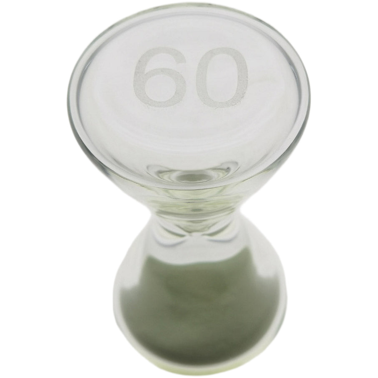 Thick Ass Glass Glow Sand 3.5" Hourglass - Enchanting Dab Timer Accessory