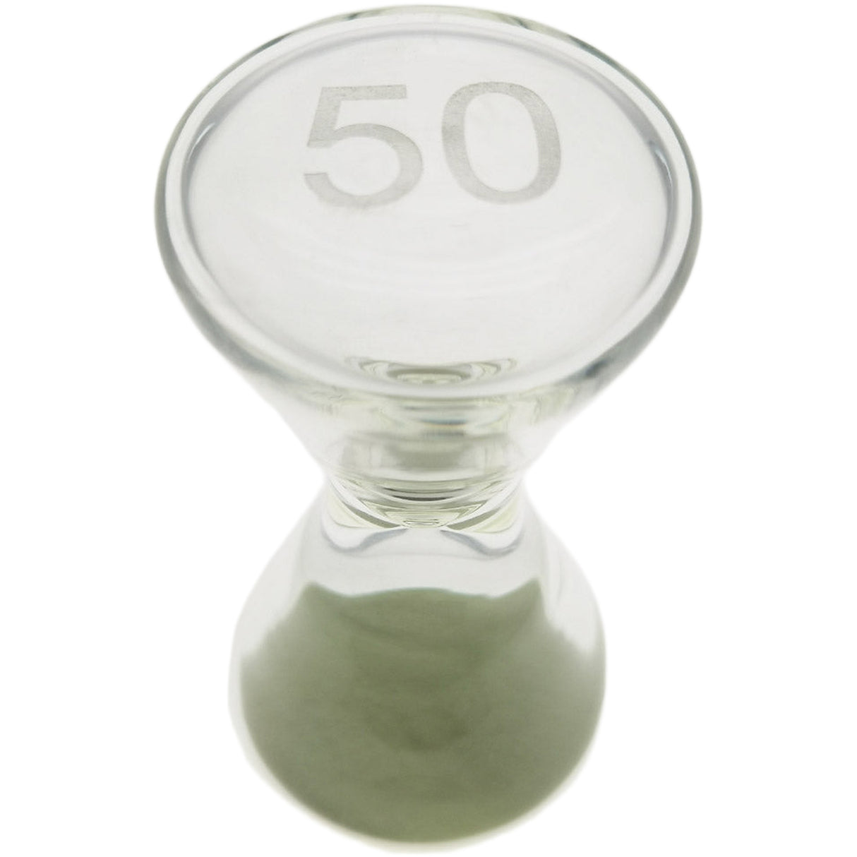 Thick Ass Glass Glow Sand 3.5" Hourglass - Enchanting Dab Timer Accessory