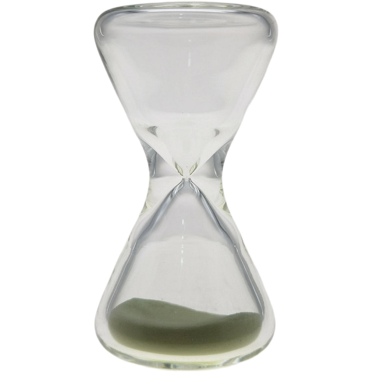 Thick Ass Glass Glow Sand 3.5" Hourglass - Enchanting Dab Timer Accessory