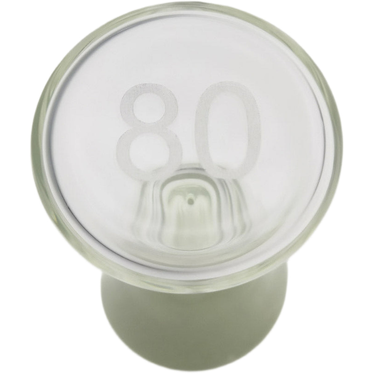 Thick Ass Glass Glow Sand 3.5" Hourglass - Enchanting Dab Timer Accessory