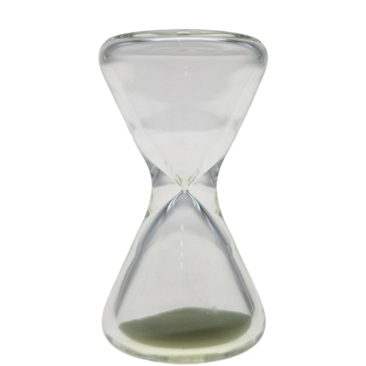 Thick Ass Glass Glow Sand 3.5" Hourglass - Enchanting Dab Timer Accessory