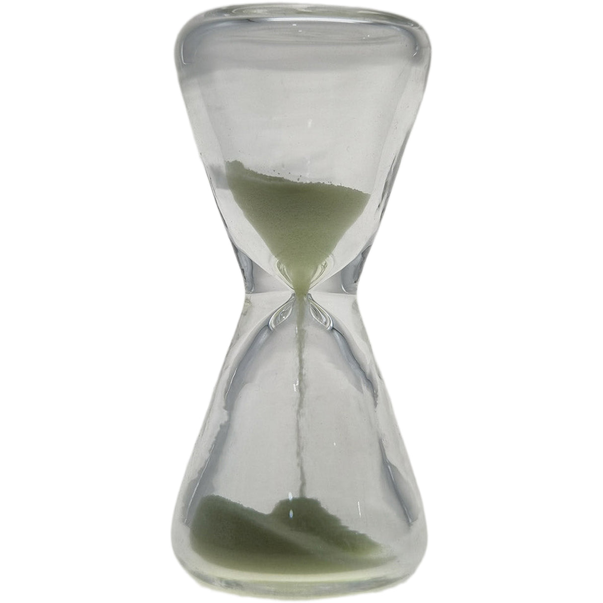 Thick Ass Glass Glow-in-the-Dark Sand Hourglass 2.0" - Unique Kitchen Timer