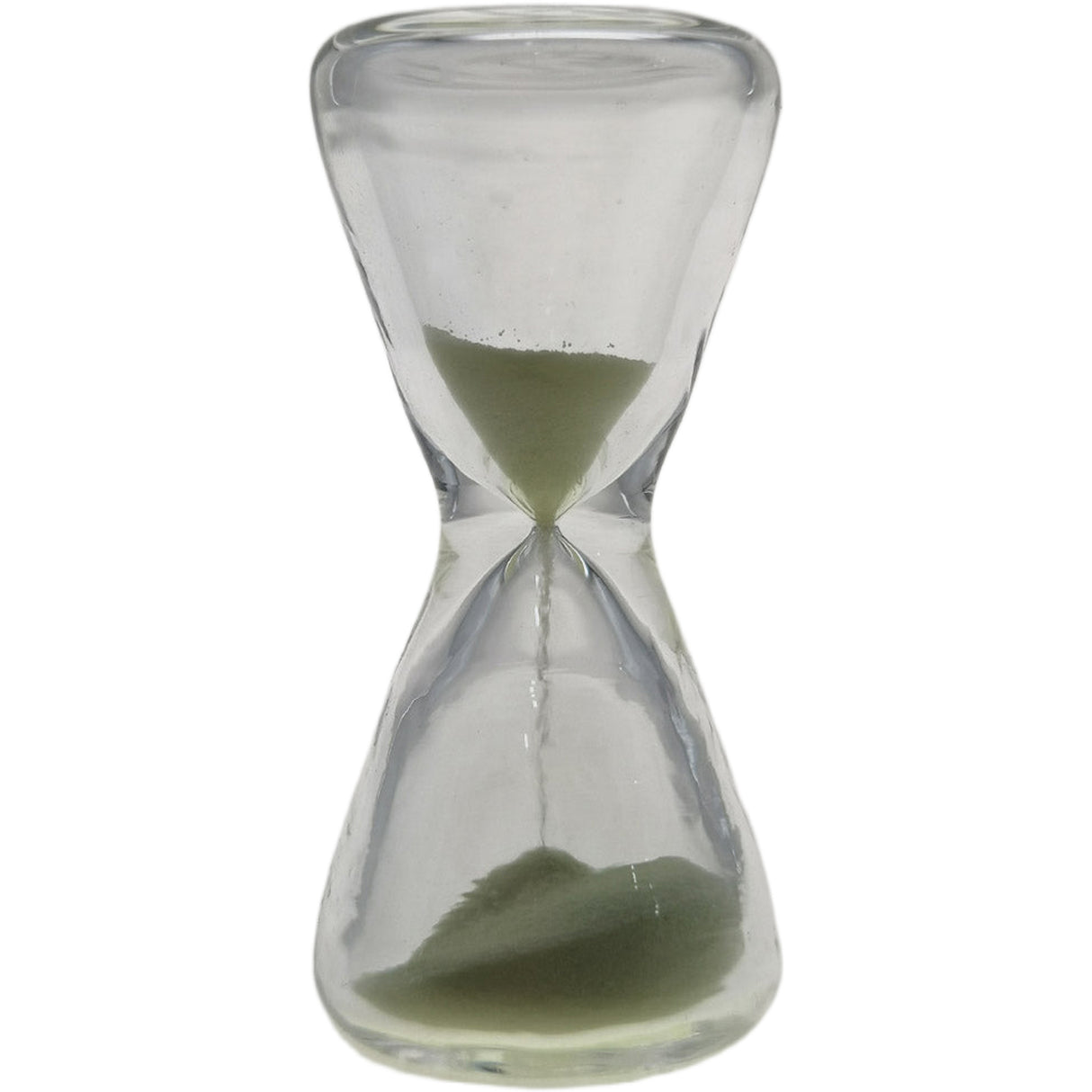 Thick Ass Glass Glow-in-the-Dark Sand Hourglass 2.0" - Unique Kitchen Timer