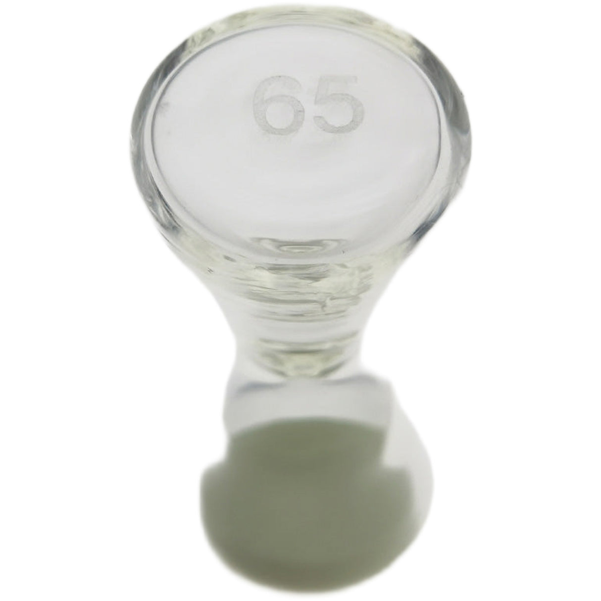 Thick Ass Glass Glow-in-the-Dark Sand Hourglass 2.0" - Unique Kitchen Timer