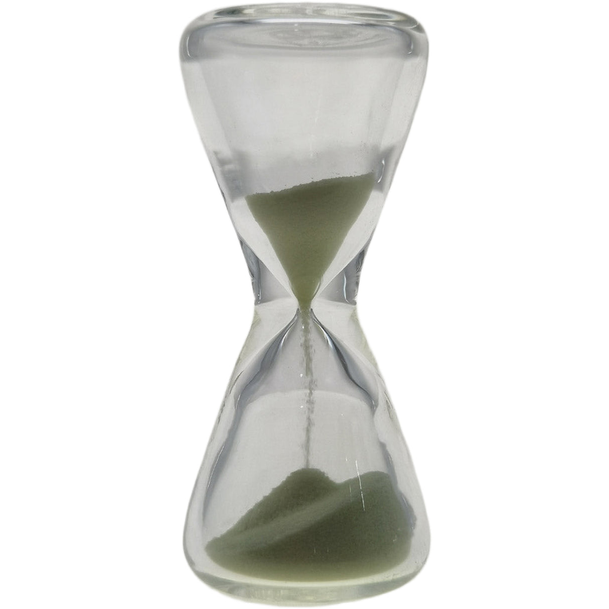 Thick Ass Glass Glow-in-the-Dark Sand Hourglass 2.0" - Unique Kitchen Timer