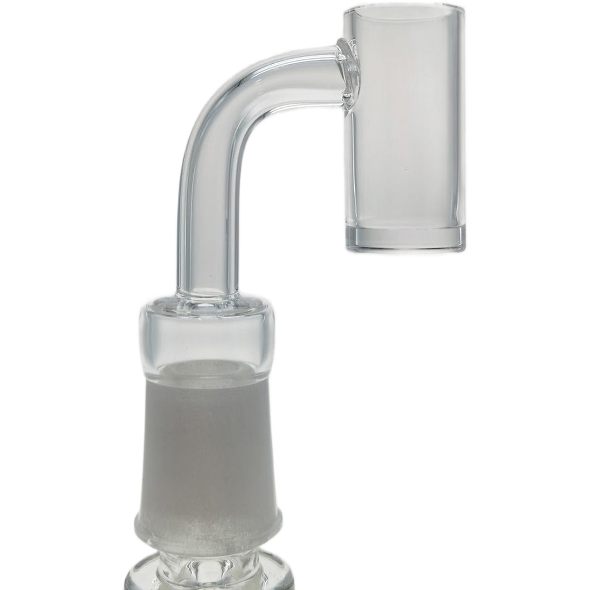 Thick Ass Glass High Airflow Flat Top Quartz Banger - Deep Dish Design