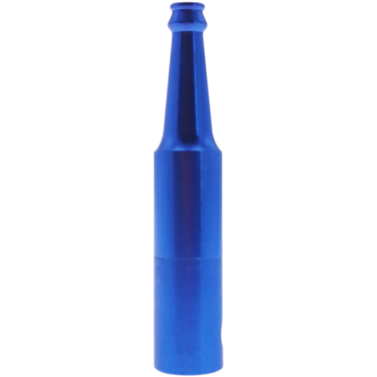 Thick Ass Glass Mini Beer Bottle Chillum | 2.75" Stealth Dry Herb Pipe