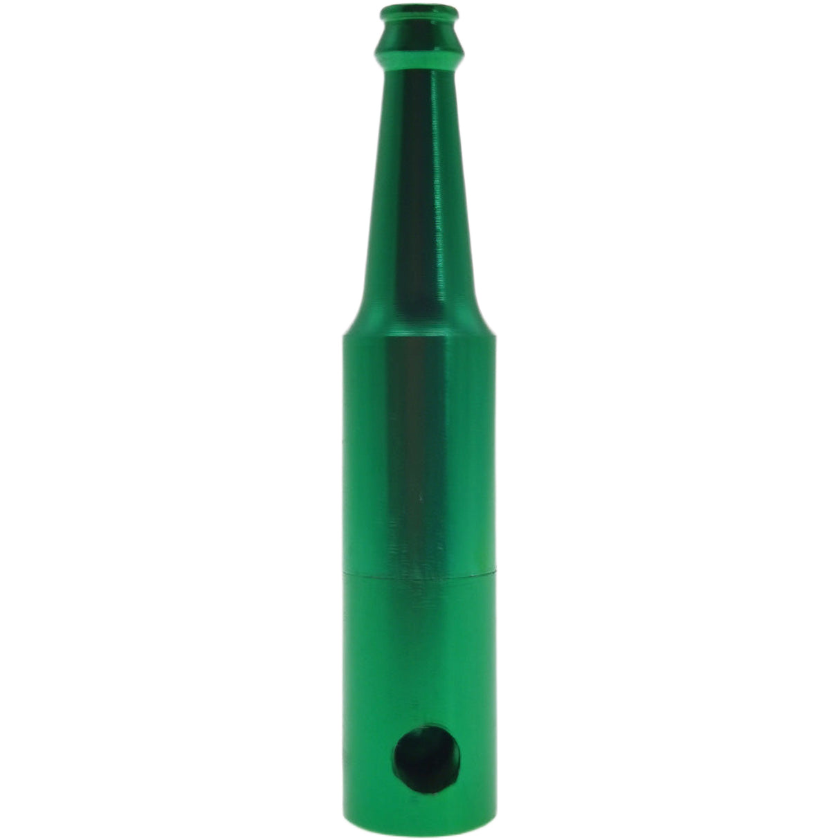 Thick Ass Glass Mini Beer Bottle Chillum | 2.75" Stealth Dry Herb Pipe