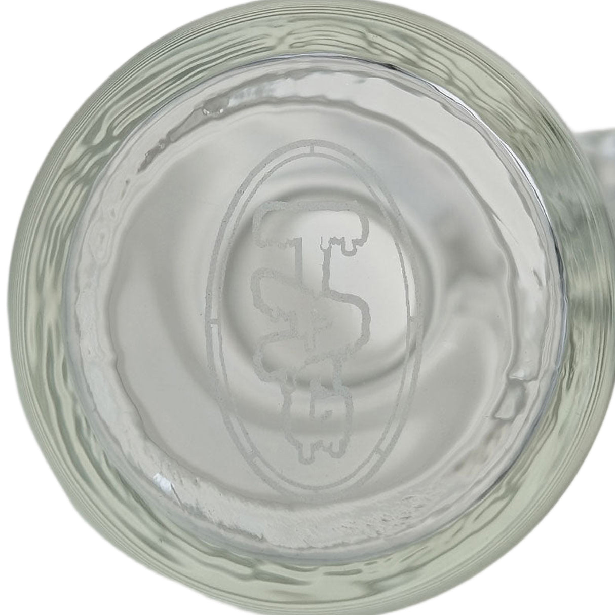 Thick Ass Glass Quartz Ash Catcher 14M-18F 3.75" Downstem