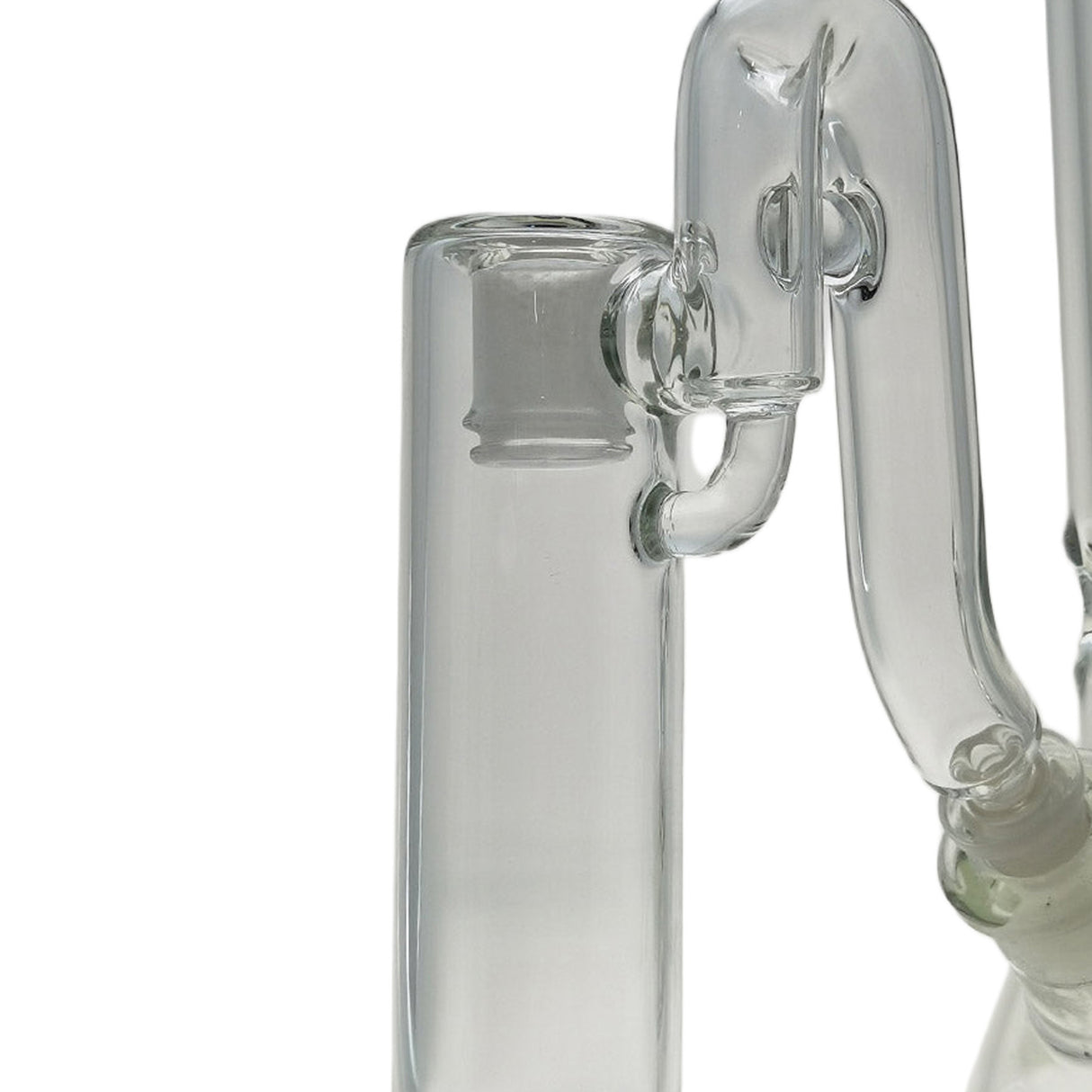Thick Ass Glass Quartz Ash Catcher 14M-18F 3.75" Downstem