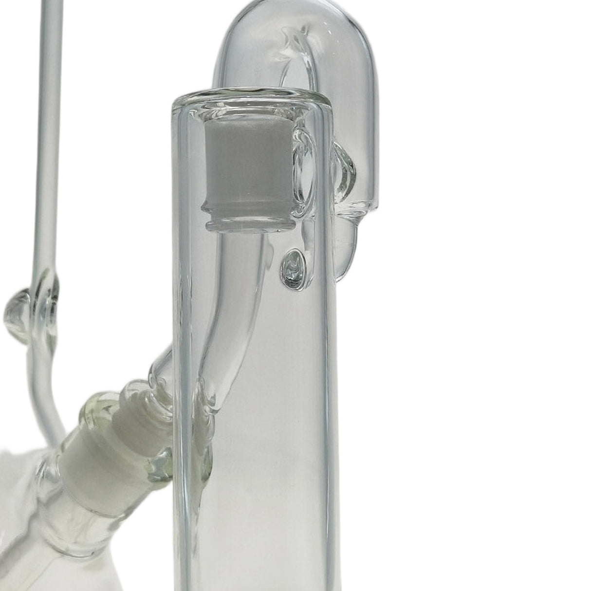 Thick Ass Glass Quartz Ash Catcher 14M-18F 3.75" Downstem